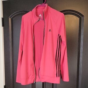 Adidas Women's Vibrant Pink Bomber Jacket